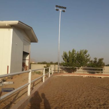روشنایی باشگاه سوارکاری کرمانشاه